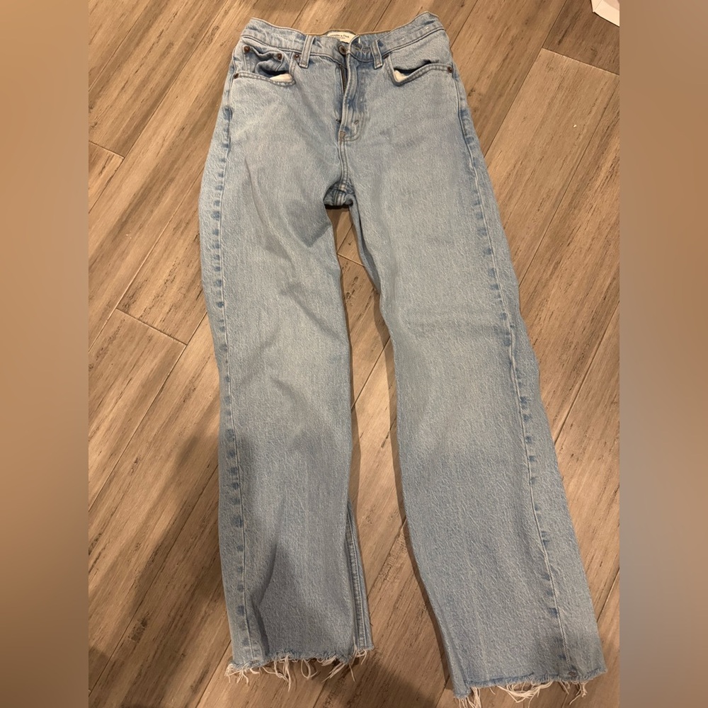 Abercrombie & Fitch Light Blue High Rise Jeans